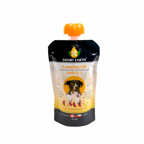 Starter Pack Alivio Picazon y Pelo Brillante Smart Earth Camelina Oil: Omega 3 limpio para alergias y caida de pelo. Topper natural que rinde 19 usos.