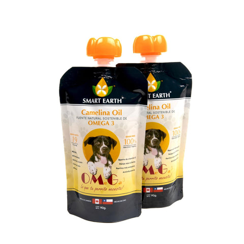 Omega 3 Smart Earth Camelina Oil para Caninos pack X2