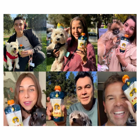 Comunidad de pet lovers en Chile: Clientes, rostros de TV e influencers que confían en Smart Earth Camelina Oil para el bienestar de sus perros.
