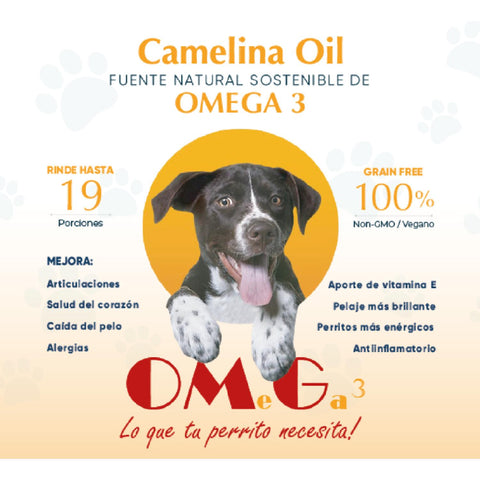 Omega 3 Smart Earth Camelina Oil para Caninos pack X4